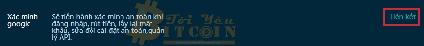 Cài bảo mật 2FA trên CoinTiger. Ảnh 1