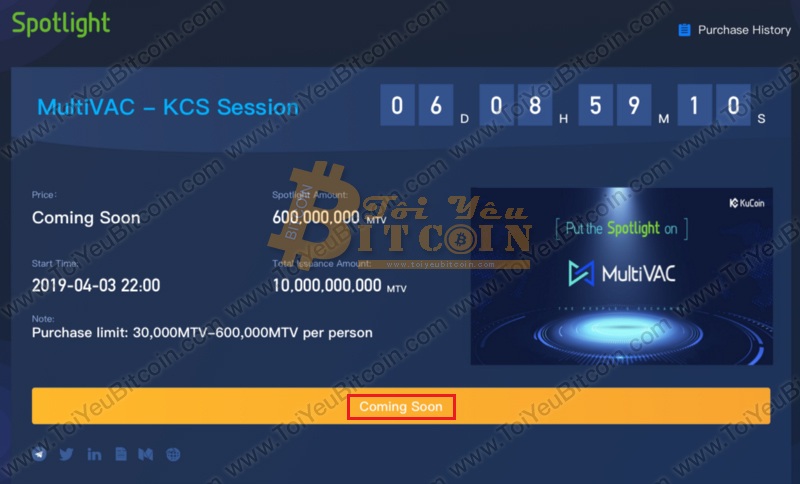 Cách mua token IEO trên Kucoin Spotlight. Ảnh 4