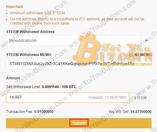 Nạp tiền vào ví Steemit. Ảnh 4