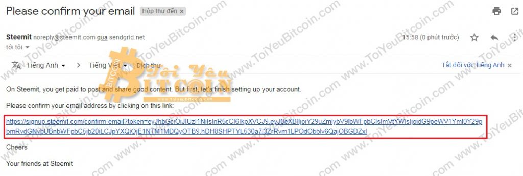 Tạo tài khoản ví Steem coin trên Steemit miễn phí. Ảnh 6
