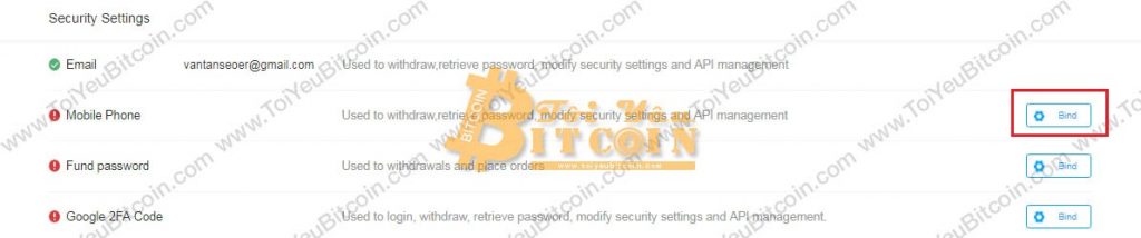 Xác minh sđt với sàn Fatbtc. Ảnh 2