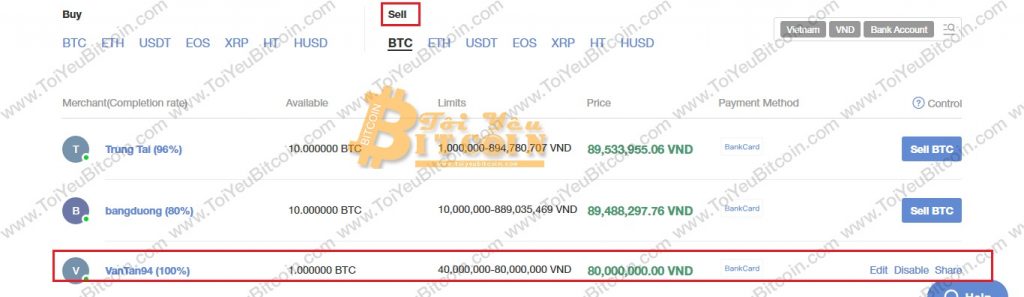 Cách tạo quảng cáo trên Huobi OTC. Ảnh 3