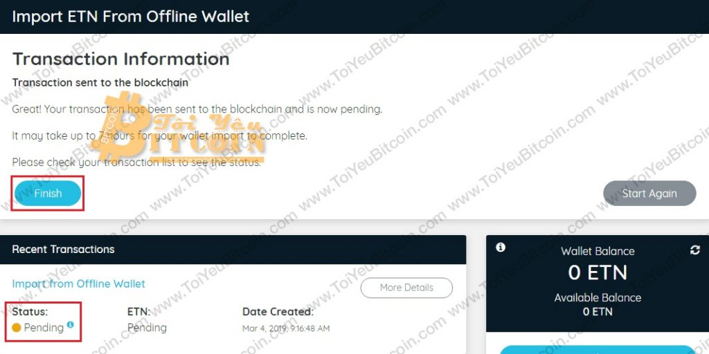 Cách khôi phục ví Electroneum. Ảnh 6