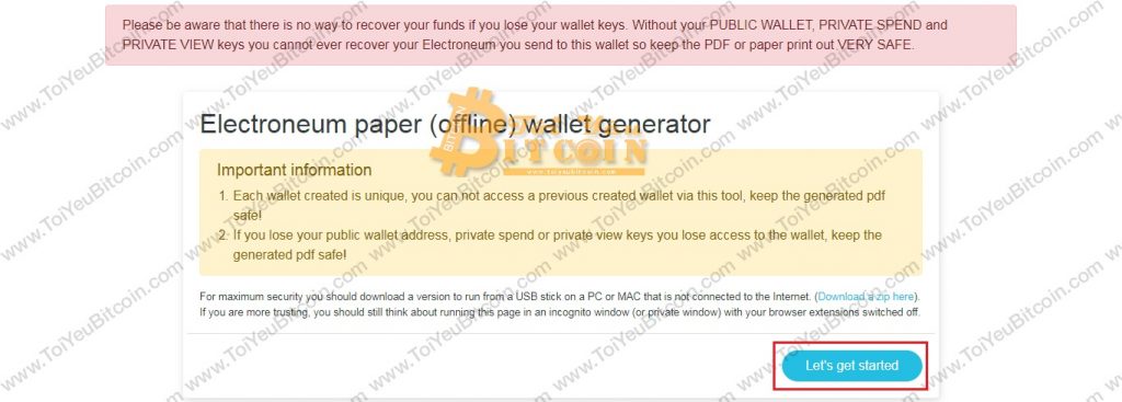 Tạo ví giấy Electroneum. Ảnh 2