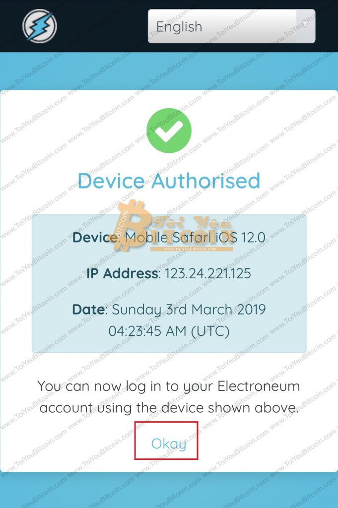 Cách sử dụng ví ETN coin trên điện thoại. Ảnh 6