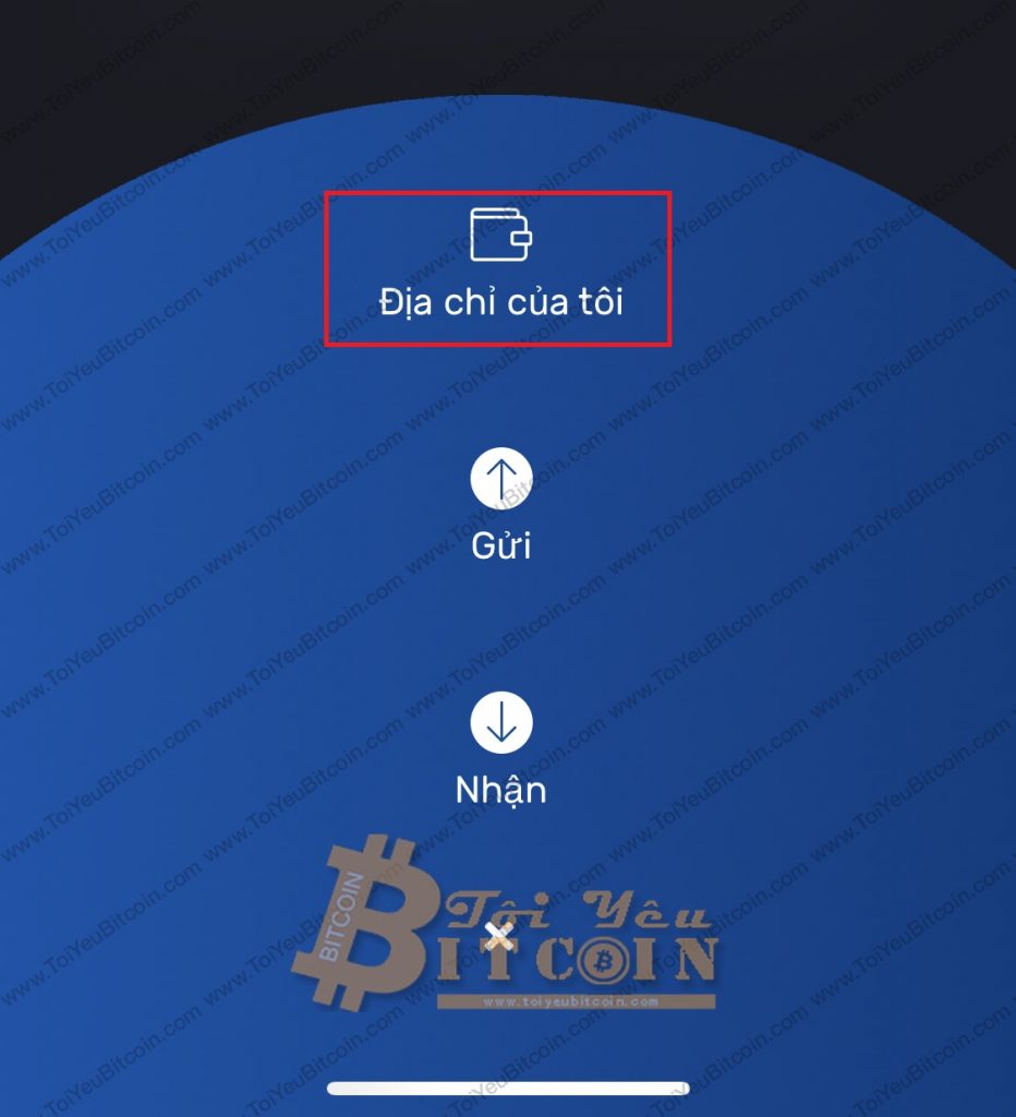 Cách lấy địa chỉ ví DGB coin trên DigiWallet. Ảnh 1