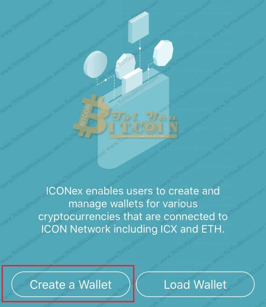 Tạo ví ICX coin trên điện thoại với ICONex. Ảnh 2