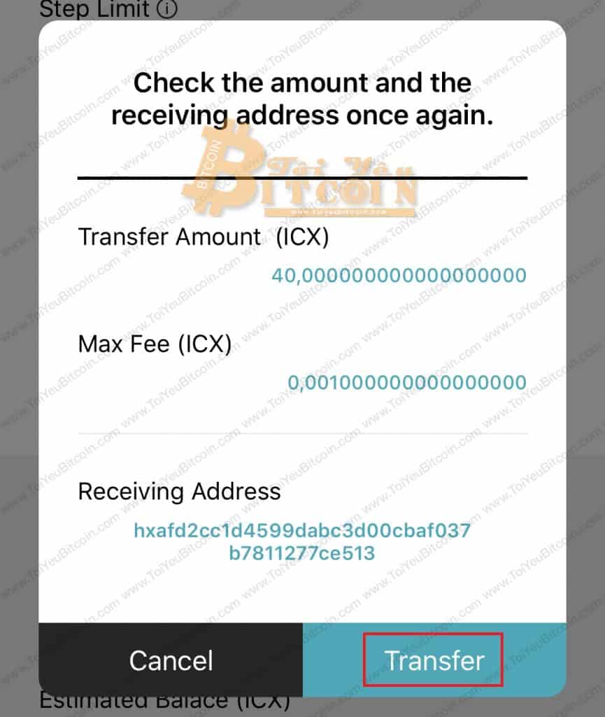 Cách rút tiền từ ví ICONex. Ảnh 7