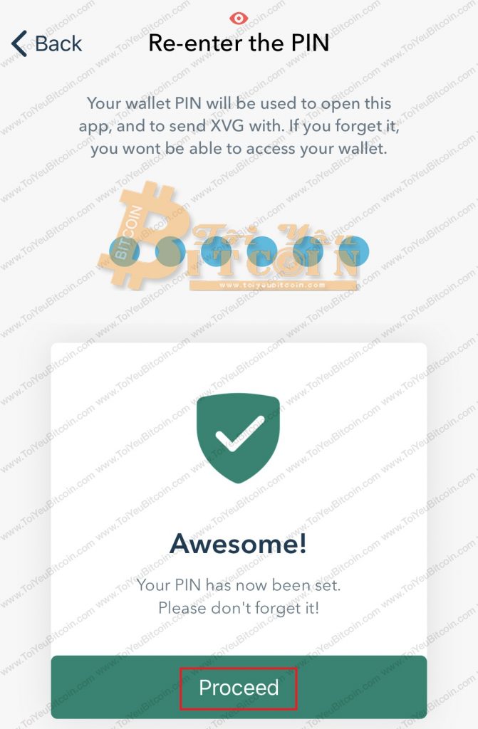 Cách tạo vi Verge coin trên điện thoại. Ảnh 3