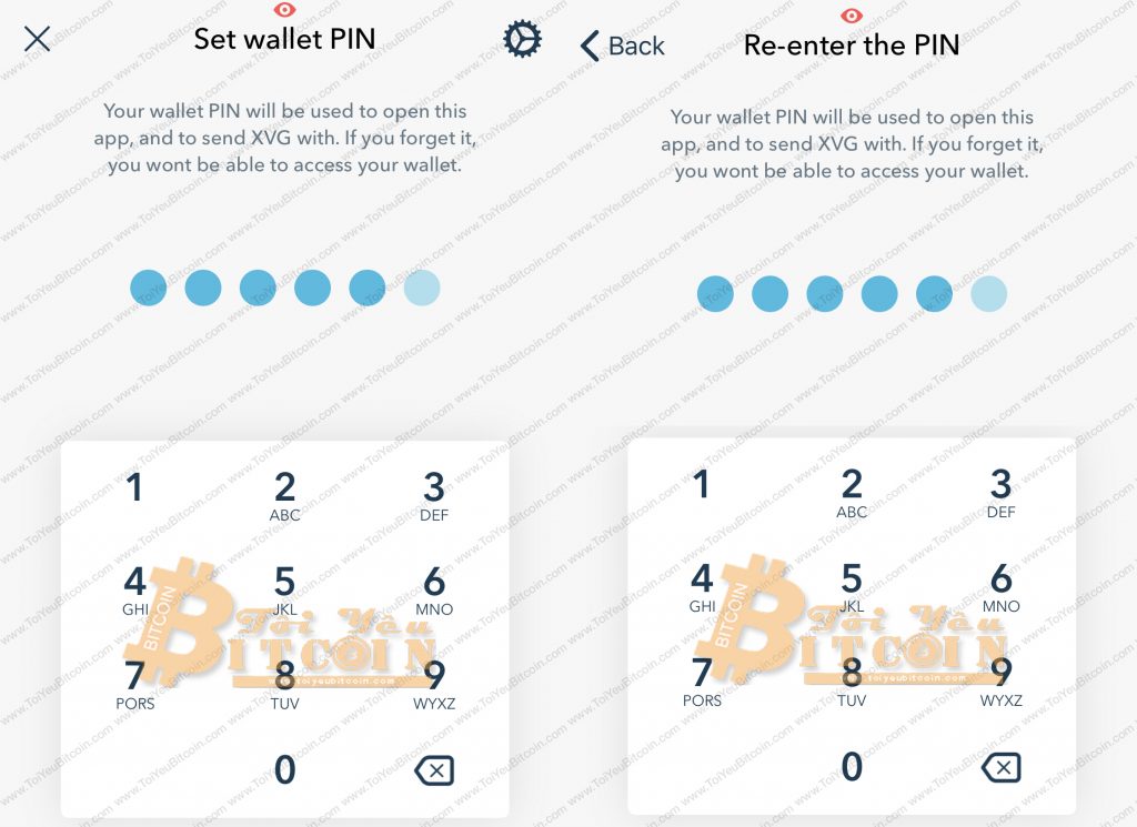 Cách tạo vi Verge coin trên điện thoại. Ảnh 2