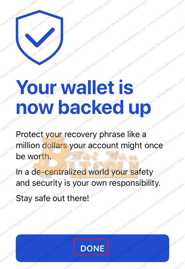 Cách sao lưu ví MEWconnect. Ảnh 7