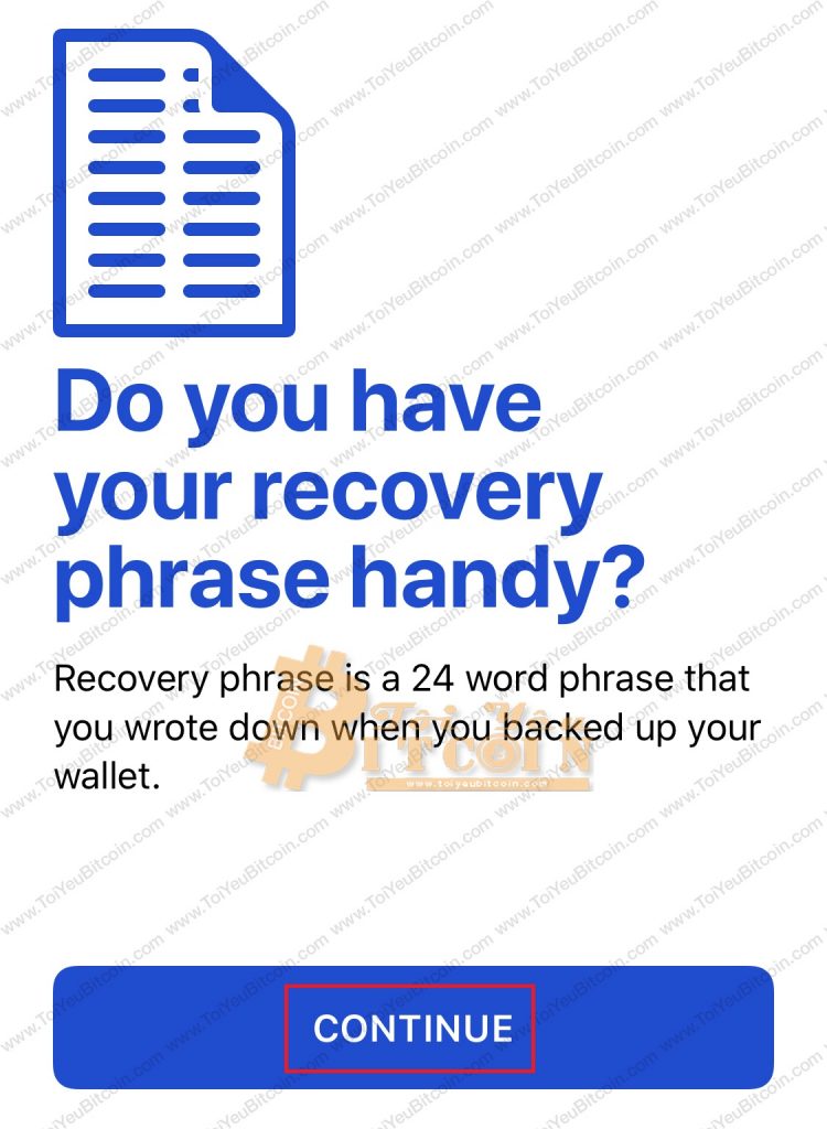 Cách khôi phục ví MEWconnnect. Ảnh 3