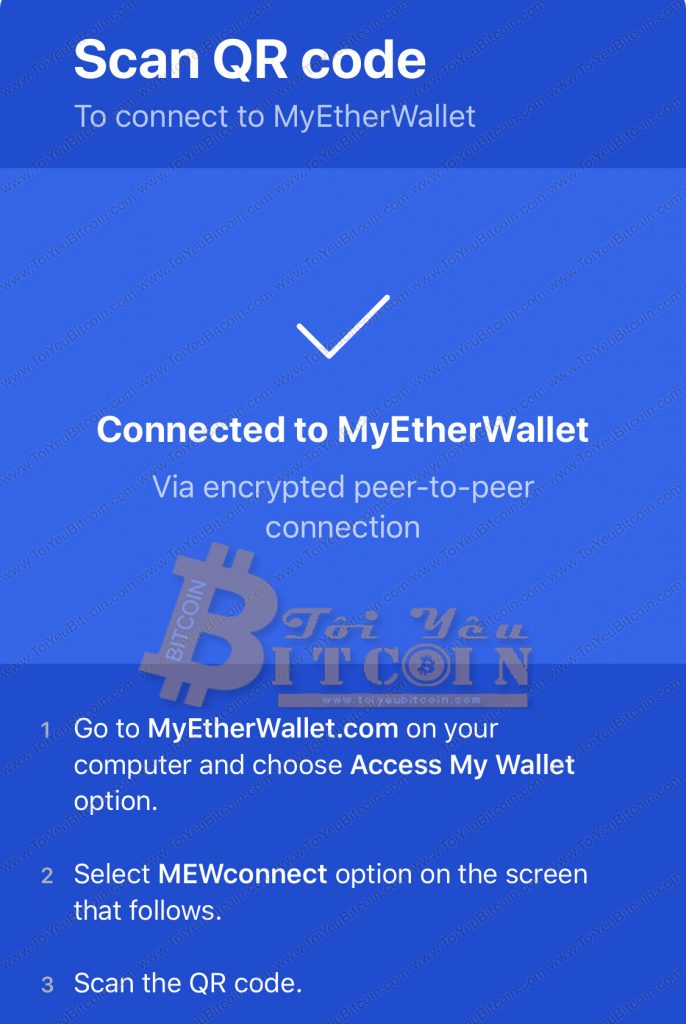 Kết nối MEWconnect với ví MEW. Ảnh 4