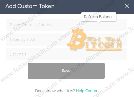 Cách add token vào ví MEW. Ảnh 2