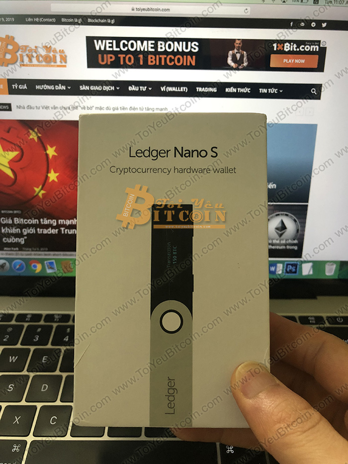 Đập hộp ví Ledger Nano S. Ảnh 1