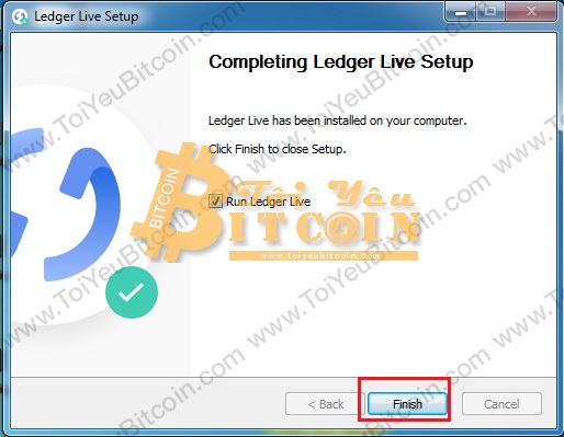 Cài đặt Ledger Live trên máy tính. Ảnh 4