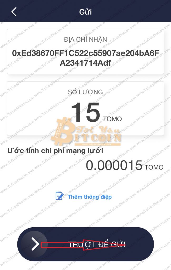 Cách rút tiền từ ví TomoWallet. Ảnh 6