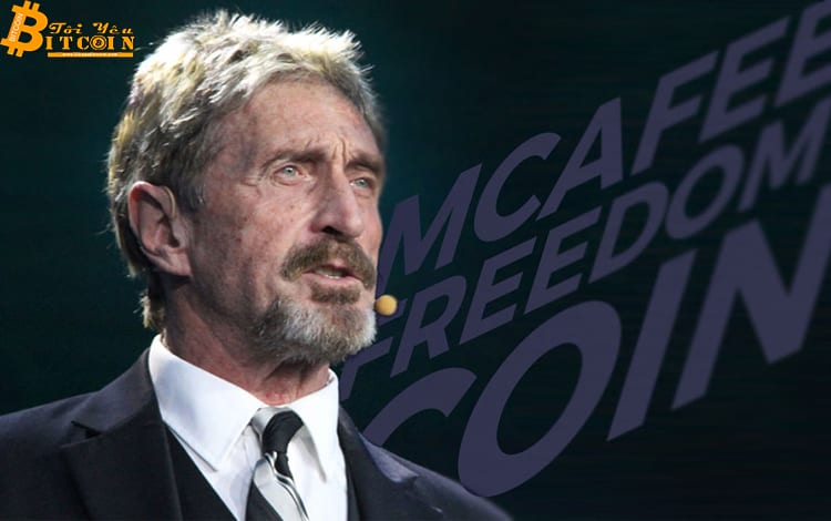 John McAfee sẽ phát hành đồng McAfee Freedom Coin vào mùa thu 2019