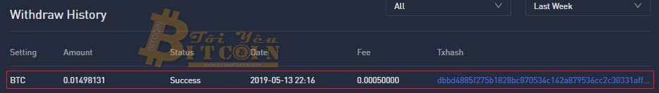 Cách rút tiền từ sàn Bithumb Global. Ảnh 6