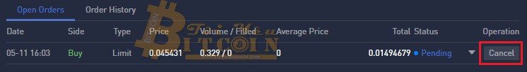 Cách trade coin trên sàn Bithumb Pro. Ảnh 5