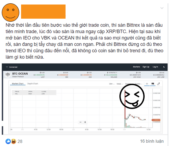 Và những chỉ trích về Bittrex liên tục xuất hiện…