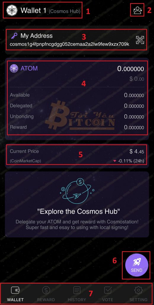 Cách sử dụng ví Cosmostation. Ảnh 1