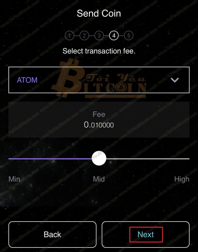 Cách rút tiền từ ví Cosmostation. Ảnh 8