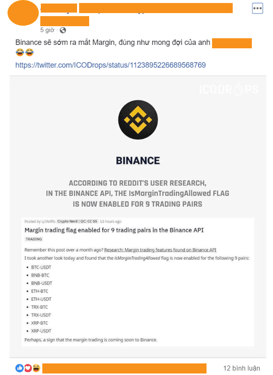Và cộng đồng tiền mã hóa Việt đã nhanh chóng bày tỏ niềm vui này…