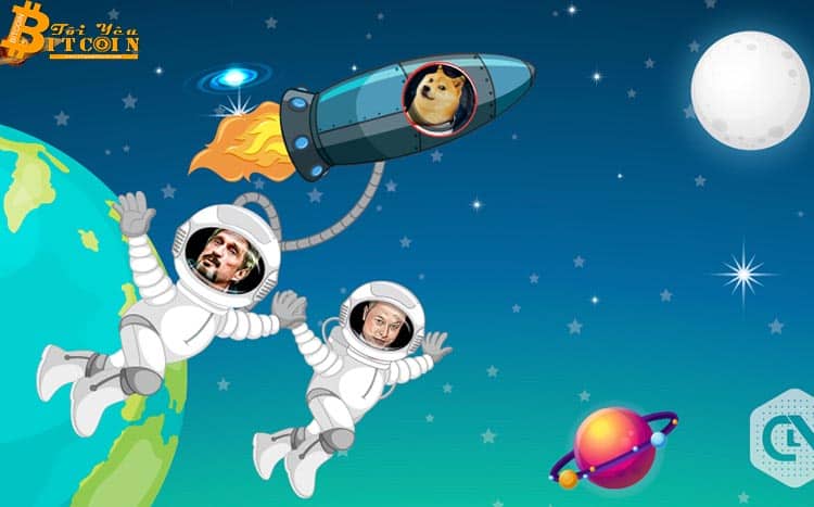 John McAfee "chung thuyền" với Elon Musk, đồng ý Dogecoin sẽ "lên mặt trăng"