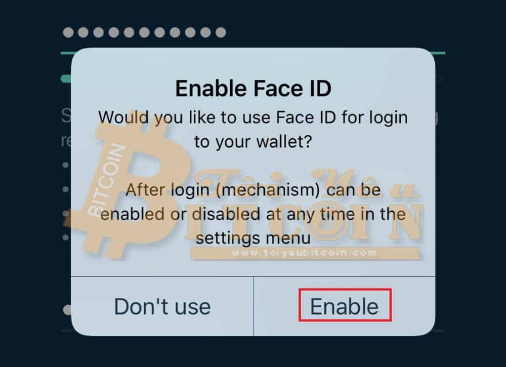 Cách tạo ví Beam coin trên điện thoại. Ảnh 7
