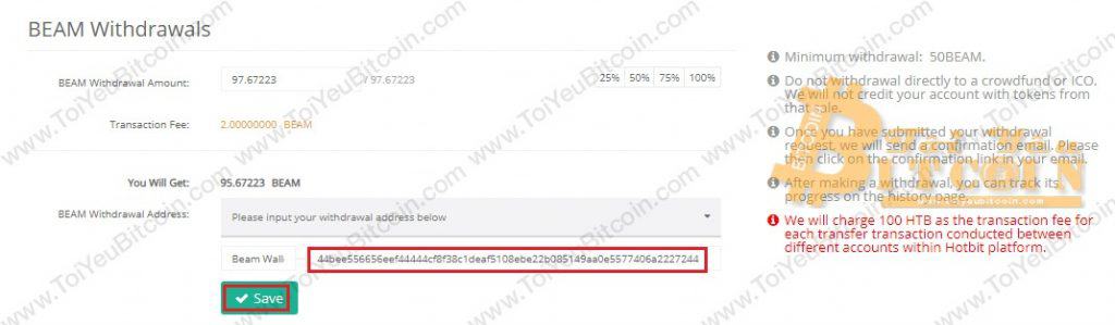 Cách nạp tiền vào ví Beam. Ảnh 3