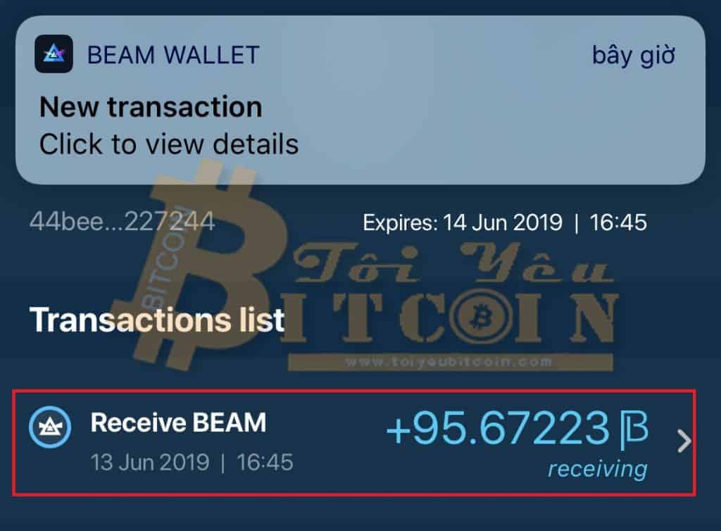 Cách kích hoạt lại ví Beam đã hết hạn. Ảnh 5