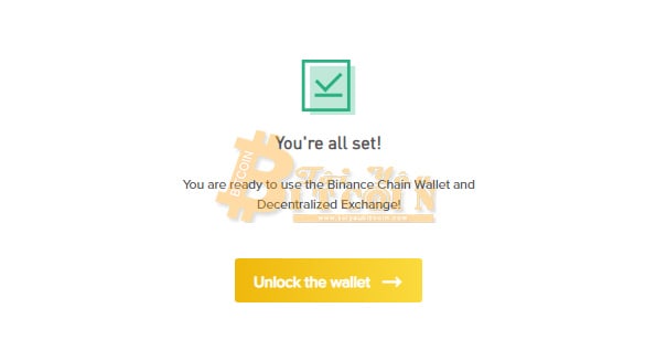 Cách tạo ví Binance Dex. Ảnh 9
