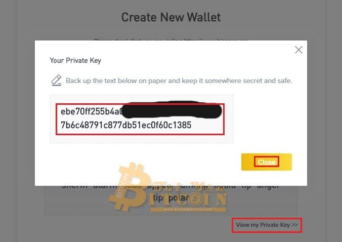 Cách tạo ví Binance Dex. Ảnh 6