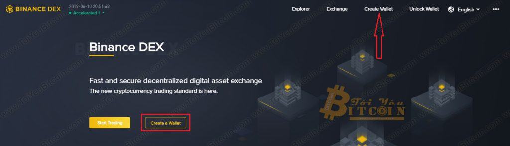 Cách tạo ví Binance Dex. Ảnh 1
