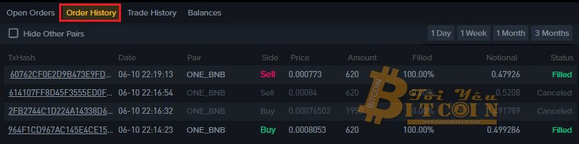 Cách trade coin trên Binance DEX. Ảnh 7
