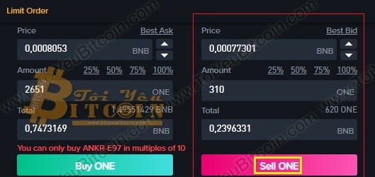 Cách trade coin trên Binance DEX. Ảnh 4