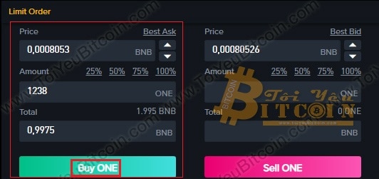 Cách trade coin trên Binance DEX. Ảnh 3