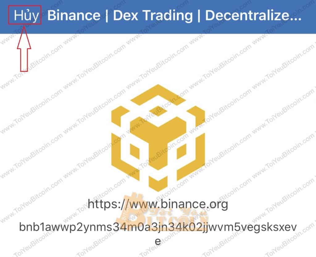 Cách đăng nhập vào Binance Dex. Ảnh 8
