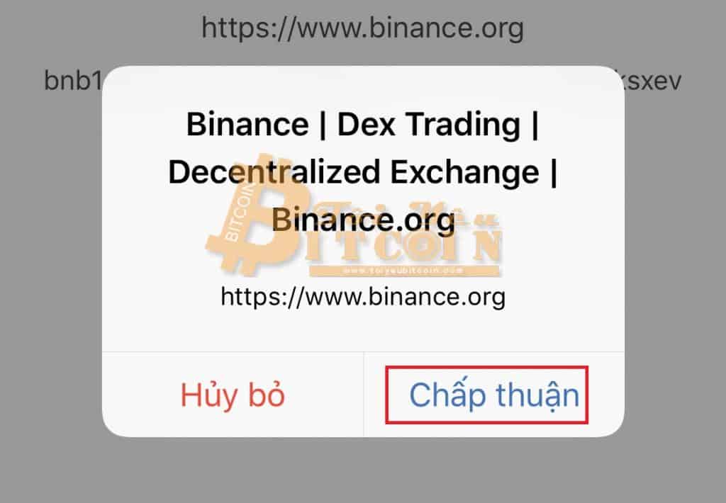Cách đăng nhập vào Binance Dex. Ảnh 7