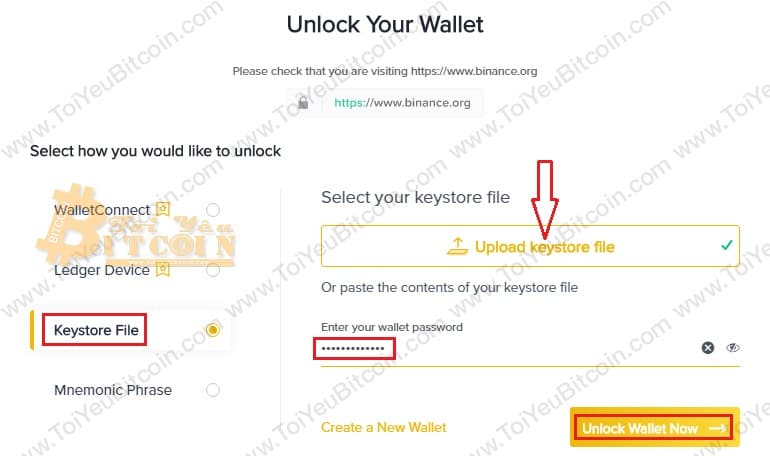 Cách đăng nhập vào Binance Dex. Ảnh 2