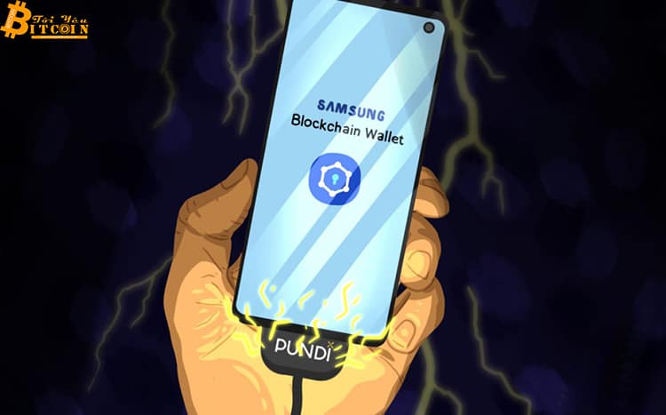 Samsung Galaxy S10 tích hợp Ví tiền kỹ thuật số Pundi X