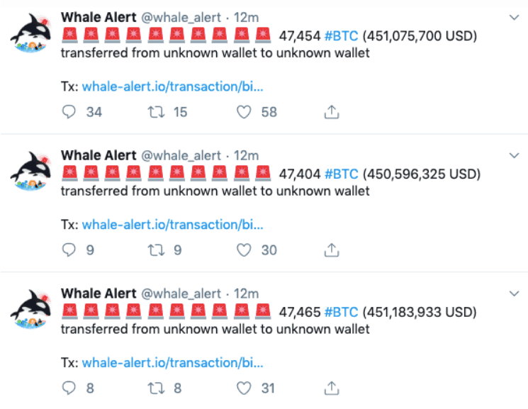 03 giao dịch Bitcoin “thuộc hàng khủng” liên tiếp của “Owner 26”.