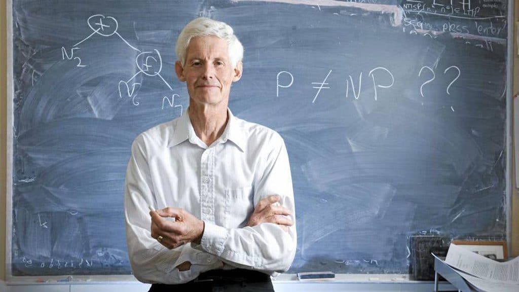 P so với NP được Stephen Cook đưa ra năm 1971 trong bài báo nổi tiếng "The complexity of theorem proving procedures". Ảnh: Kevin Van Paassen.