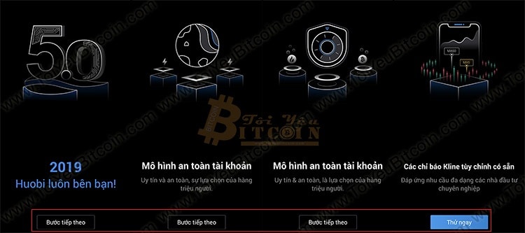 Cách cài đặt Huobi App. Ảnh 1