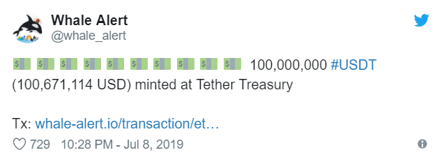 Tether lại in thêm USDT