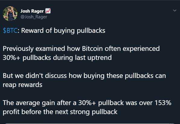 Đáng chú ý, Josh Rager – nhà phân tích crypto nổi tiếng vừa đưa ra nhận định: