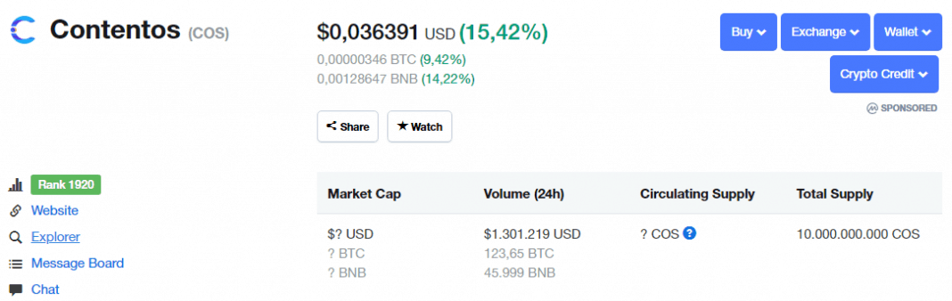 Contentos là gì? Tạo ví & Mua bán COS Coin ở đâu? Có nên đầu tư?