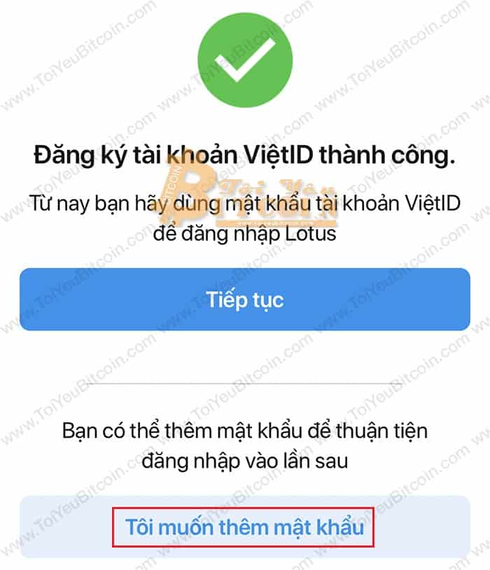Cách đăng ký tạo tài khoản Lotus. Ảnh 4