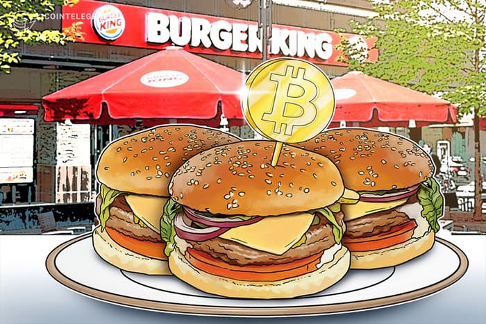 Gã khổng lồ đồ ăn nhanh Burger King chấp nhận thanh toán Bitcoin
